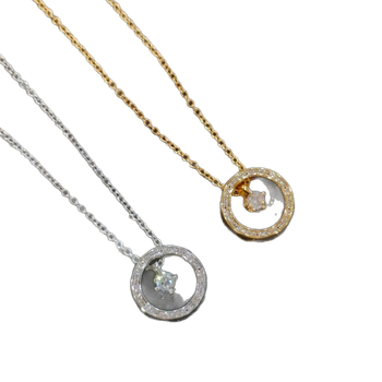 Ogrlica od bakra s 18K pozlatom, kapljasti geometrijski privjesak, ručno izrađeni lanac, 41–50 cm, korejski modni stil