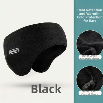 Galvos uždengti ausų šildytuvai, skirti lauko naudojimui rudenį ir žiemą, pūkų medžiaga, vienos spalvos raštas, išlaiko šilumą