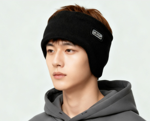 Galvos uždengti ausų apsaugos, vėjo atsparios, su pūkine įdaila, žiemai lauke sportams