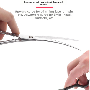 Įlenktos šunų kirpimo žirklės — komplektas kirpimui ir formavimui