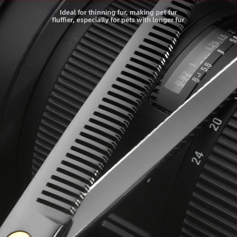 Įlenktos šunų kirpimo žirklės — komplektas kirpimui ir formavimui