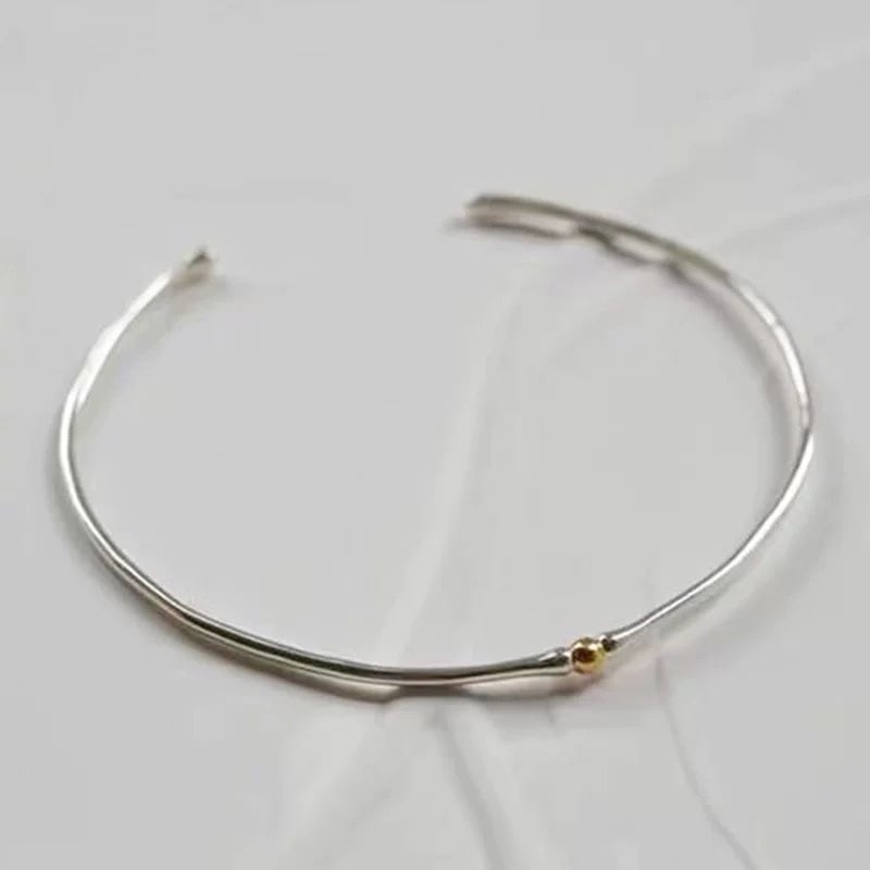 Медно колие с геометричен дизайн, меден висулък и верижка тип змийка за жени