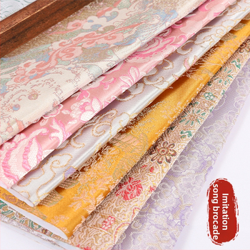 Material brocart cu spate adeziv pentru bijuterii DIY – țesătură brocart, imprimare, Zhejiang, vară 2025, personalizabil