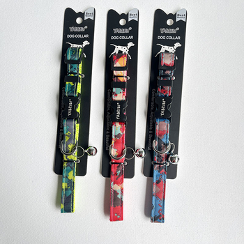 Κολάρο για κατοικίδια από νάιλον με ριγέ μοτίβο, γενική χρήση, άνετο στυλ