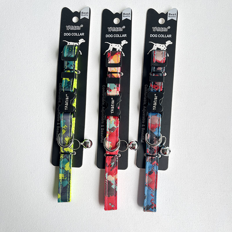 Κολάρο για κατοικίδια από νάιλον με ριγέ μοτίβο, γενική χρήση, άνετο στυλ