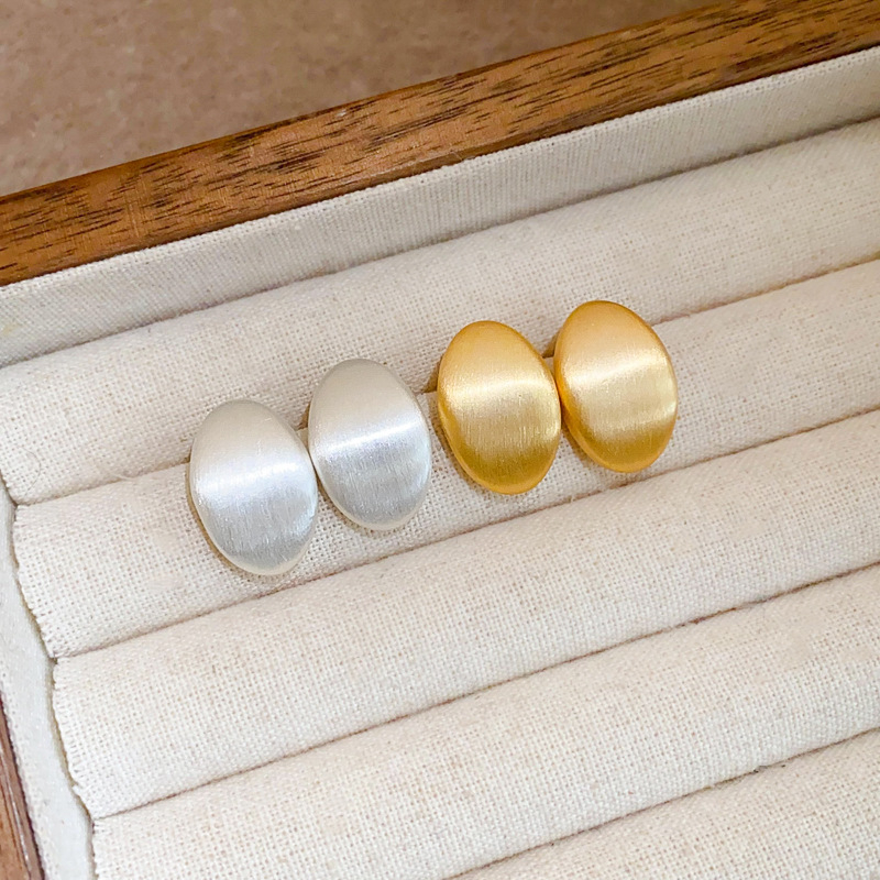 Fülbevalók – Réz, Elektroplakálás, Minimalista Geometriai Stílus, Nőknek, Őszi 2024