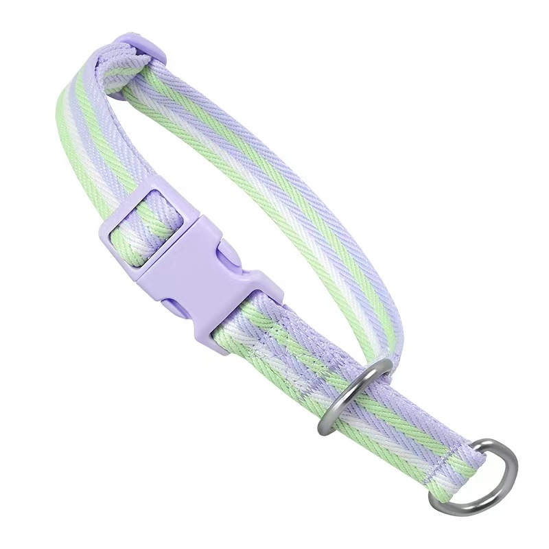 COOLPETS psí obojok, polyester, pruhovaný vzor, univerzálne použitie, pôvod Guangdong Foshan