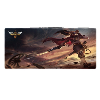 Velika gaming podloga za miš, polipropilenska vlakna, jednostrana, protuklizna, tiskanje toplinskim prijenosom