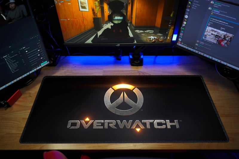 Velika gaming podloga za miš, polipropilenska vlakna, jednostrana, protuklizna, tiskanje toplinskim prijenosom