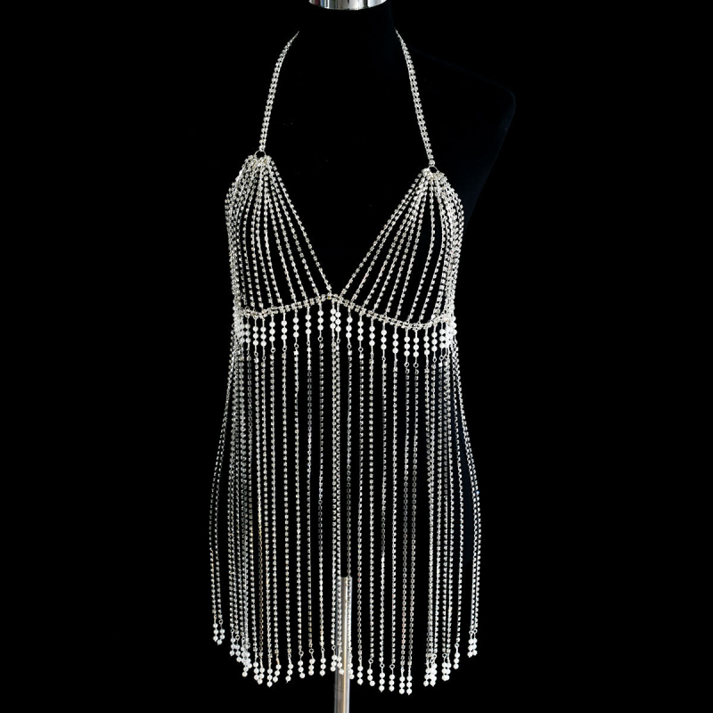 Lanac tijela (Chest chain) Niabe, plastika/smola, ženski stil, mogućnost prilagodbe, ljeto 2024
