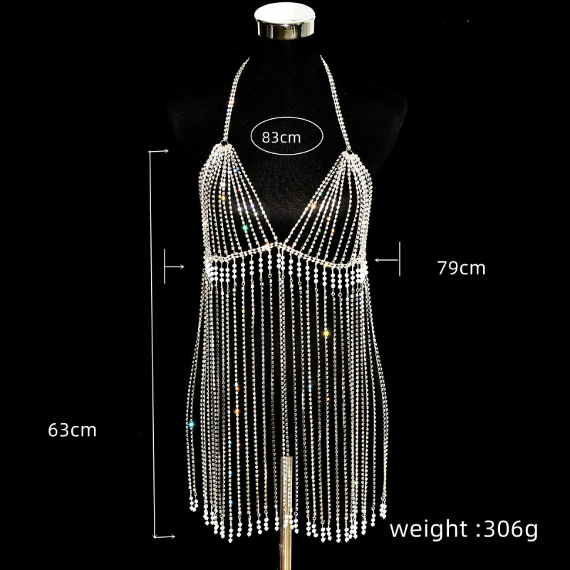 Lanac tijela (Chest chain) Niabe, plastika/smola, ženski stil, mogućnost prilagodbe, ljeto 2024