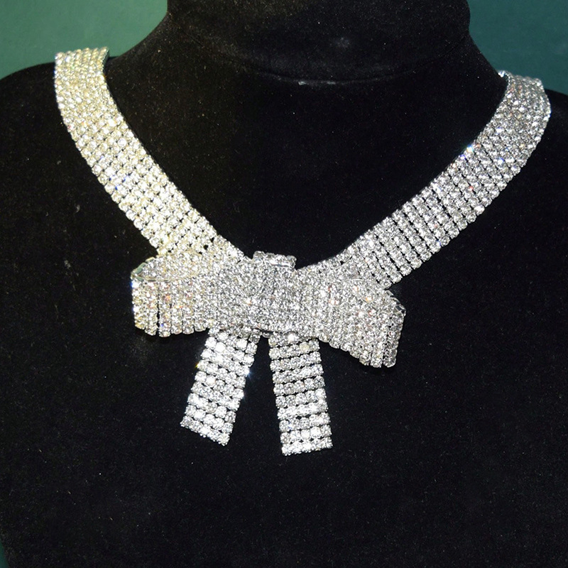 Lanac za struk od bakra s rhinestones kristalima, Bow serija, dijamantna obrada, mogućnost prilagodbe