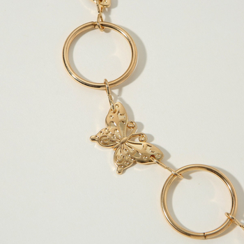 Lanț de talie metalic, stil versatil, lungime sub 60 cm, potrivit pentru bărbați și copii