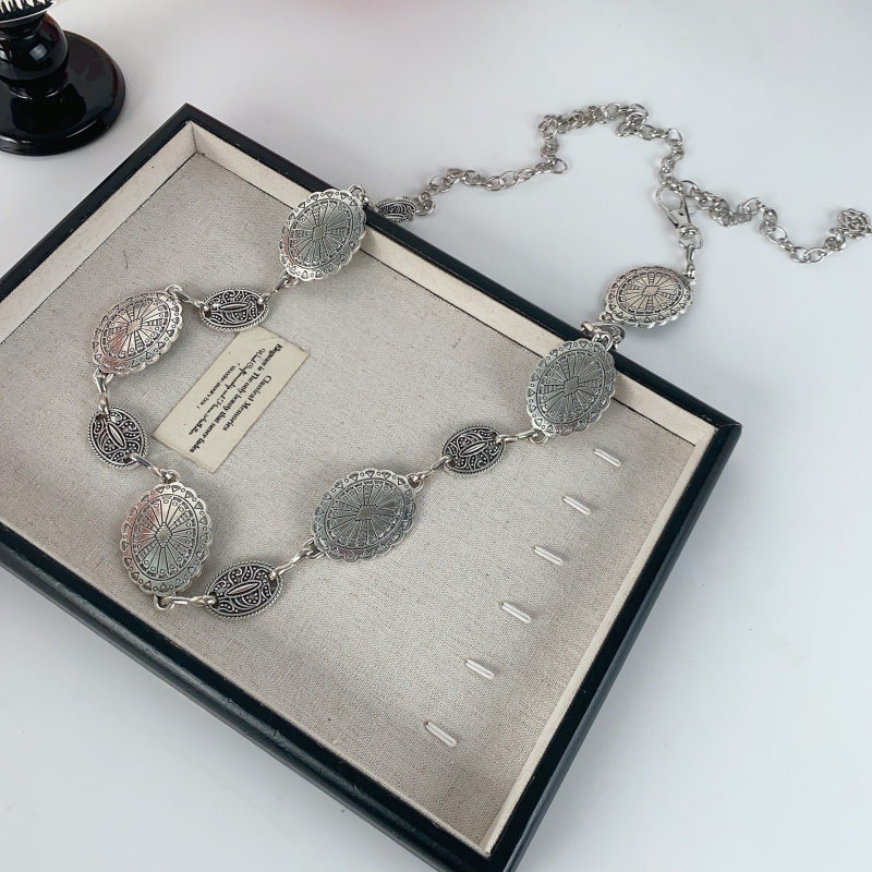 Lanț talie – stil etnic boem, material țesut, 66 g, cu un singur buclă