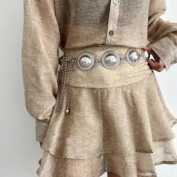 Lanț metalic pentru talie, unisex, stil de relaxare, personalizabil