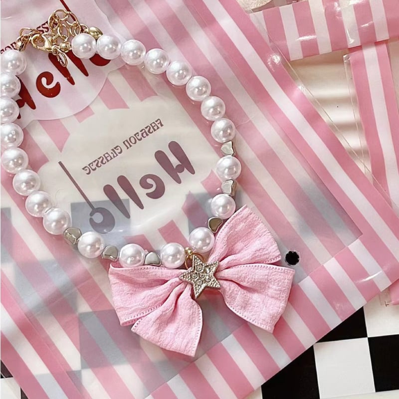 Mačja biserna ogrlica, karikatura dizajn, univerzalna primjena, cjelogodišnji stil Japana i Južne Koreje, nije uvezeno