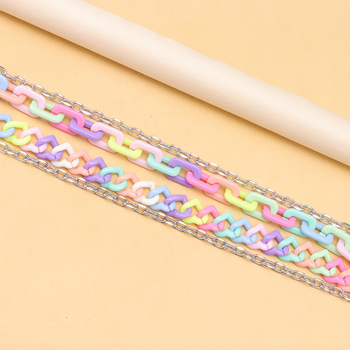 Lanț talie – stil drăguț, metal, cu două inele pentru curea, Wenbei jewelry, personalizare disponibilă