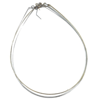 Ρυθμιζόμενο ασημένιο κολιέ με αλυσίδα φιδιού για DIY χάντρες – Ασήμι 925, Αλυσίδα φιδιού, Βάρος 3 g