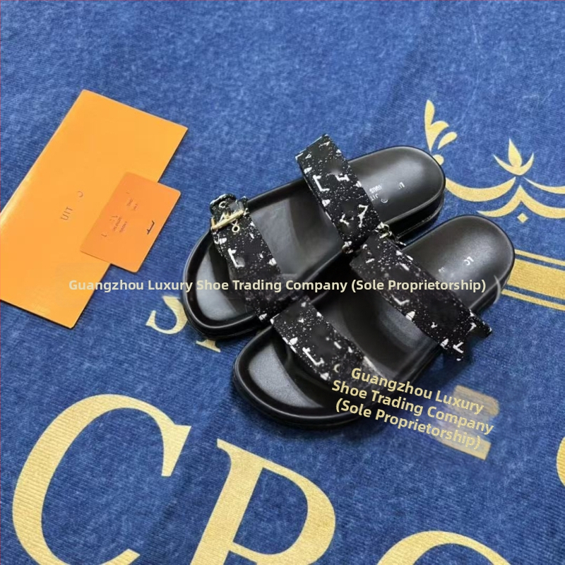 Unisex čības ar mikrofibras ādas augšpusi, gumijas zole, monogrāfijas dizains, biznesa stils, aizvēršana ar vienu kustību