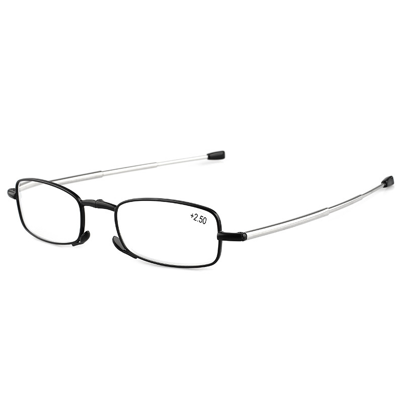 Sklopive naočale za čitanje s zaštitom od plavog svjetla, unisex, u plastičnom kućištu, model 8802, HD leće