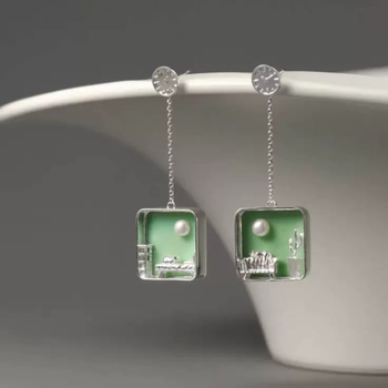 Colier Cat at Home — pandant din aliaj, lanț obișnuit, stil lux lejer, pentru femei