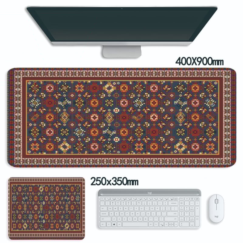 Podloga za miša, Perzijski stil, Prirodni kaučuk, Protuklizna, Toplinsko tiskanje, Prilagodljivo prema nacrtima