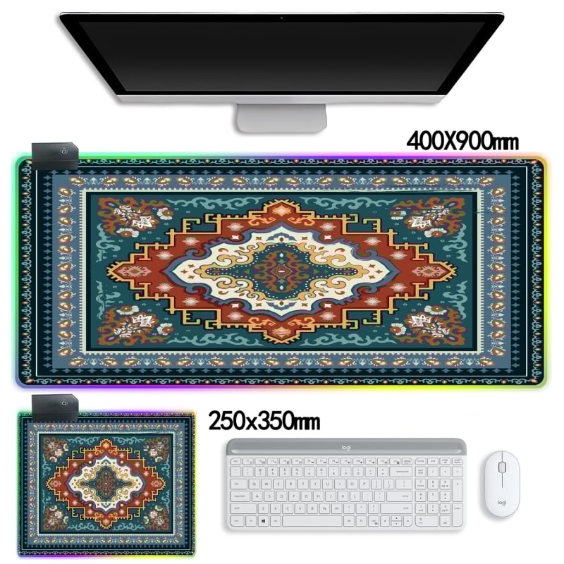 Podloga za miša, Perzijski stil, Prirodni kaučuk, Protuklizna, Toplinsko tiskanje, Prilagodljivo prema nacrtima