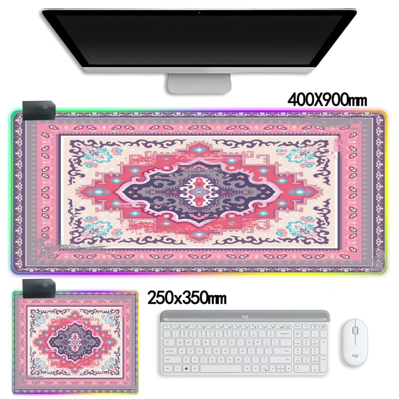 Podloga za miš s perzijskim stilom – prirodna guma, protuklizna, prijenos topline, ispis logotipa dostupan