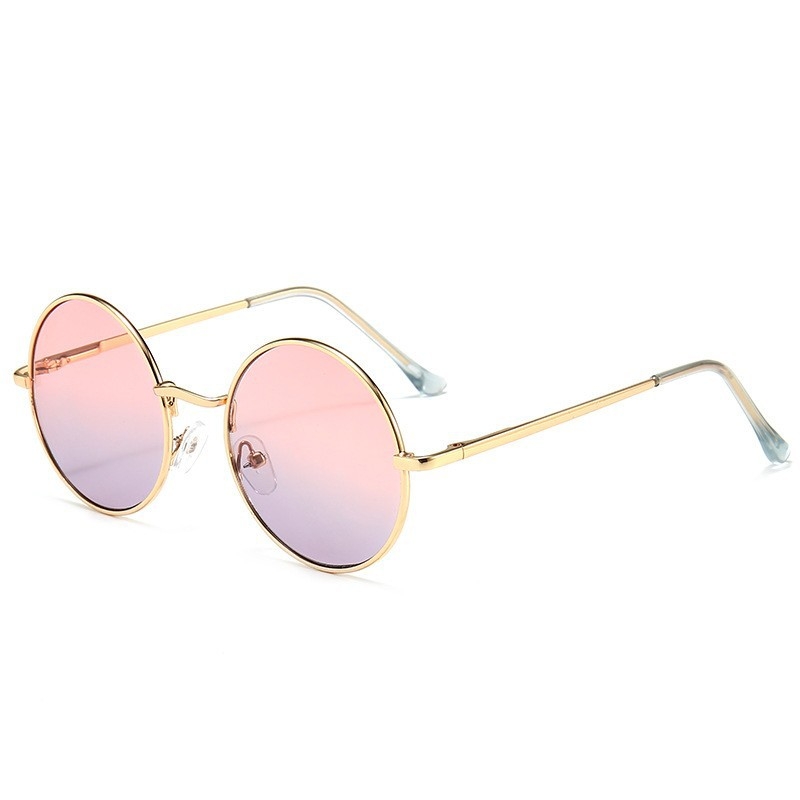 Okrugle metalne naočale za sunce, UV400, neopolarizirane, kategorija 3, unisex