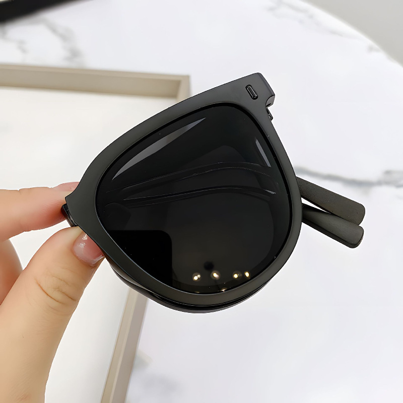 Sklopive sunčane naočale – anti-refleksne, UV-380 zaštita, leće od smole, okvir od plastike i metala, idealne za vožnju