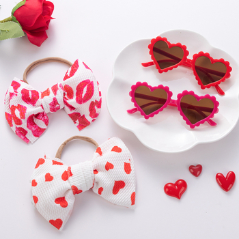 Set dječjih sunčanih naočala i trake za kosu – naočale s oglednim lećama u obliku srca, polarizirane, UV400, potpuno kućište, PC leće, Marka Bobo