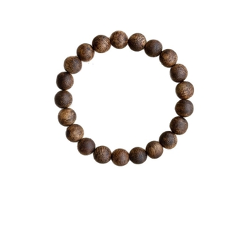 Drveni narukvica s perlicama — polirani završetak, unisex, Qingya Jewelry, moderan kineski dizajn