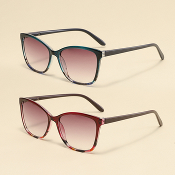 Olvasószemüveg anti‑kék fényvédelemmel, teljes keret, PC keret, ovális forma