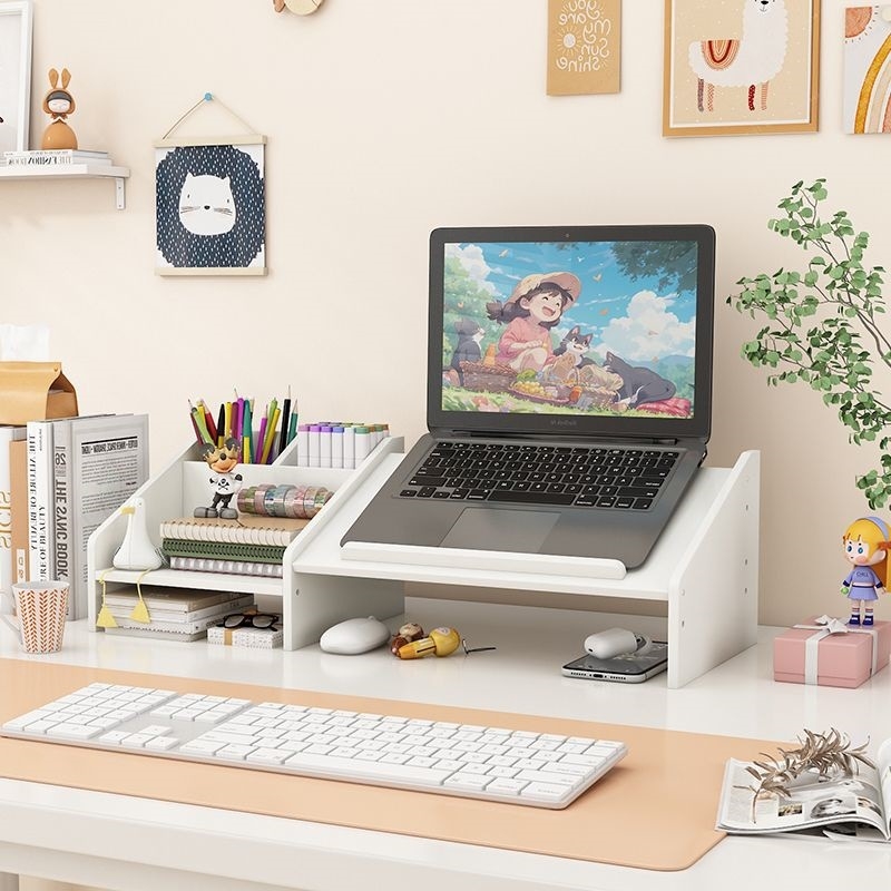 Nešiojamojo kompiuterio ir monitoriaus laikiklis, pasukamas stalinis pakėlėjas, plastikas, Ding huixu