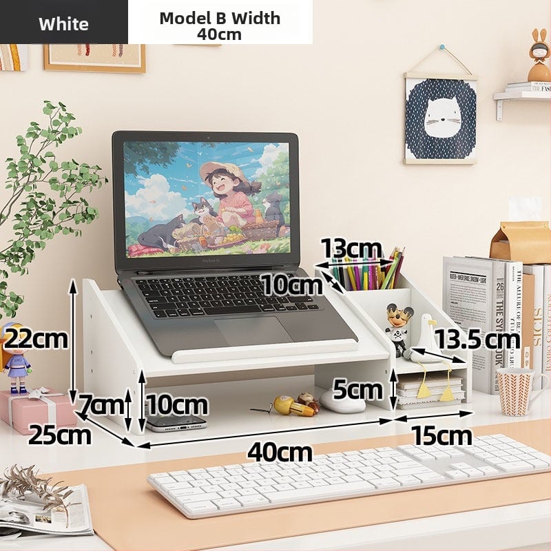 Nešiojamojo kompiuterio ir monitoriaus laikiklis, pasukamas stalinis pakėlėjas, plastikas, Ding huixu