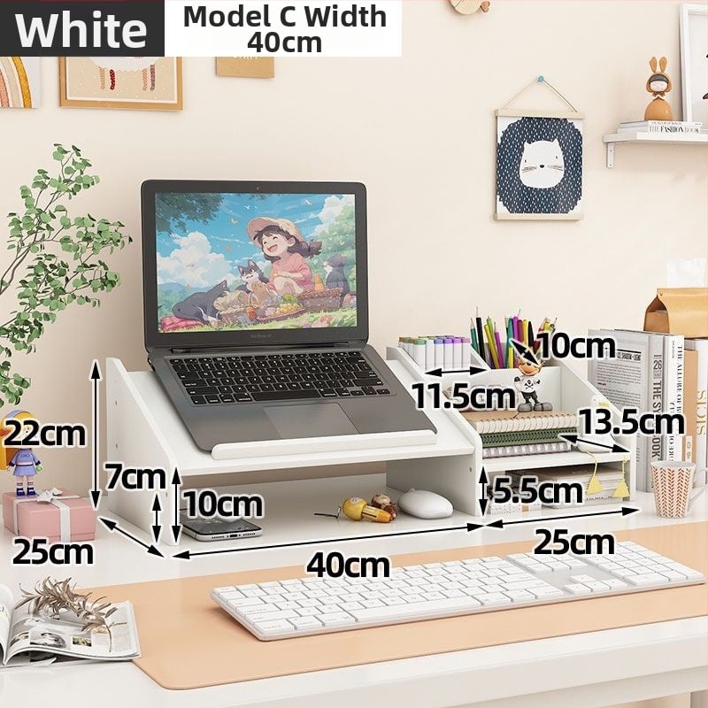 Nešiojamojo kompiuterio ir monitoriaus laikiklis, pasukamas stalinis pakėlėjas, plastikas, Ding huixu