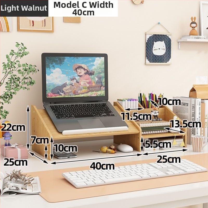 Nešiojamojo kompiuterio ir monitoriaus laikiklis, pasukamas stalinis pakėlėjas, plastikas, Ding huixu