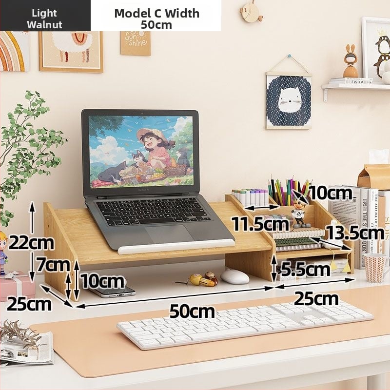 Nešiojamojo kompiuterio ir monitoriaus laikiklis, pasukamas stalinis pakėlėjas, plastikas, Ding huixu