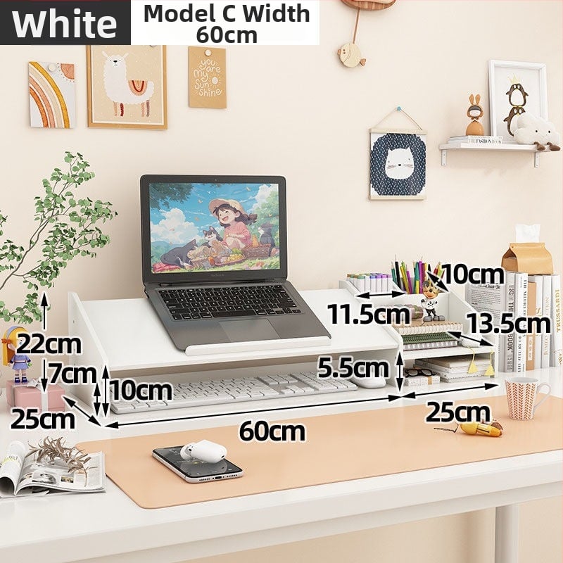 Nešiojamojo kompiuterio ir monitoriaus laikiklis, pasukamas stalinis pakėlėjas, plastikas, Ding huixu