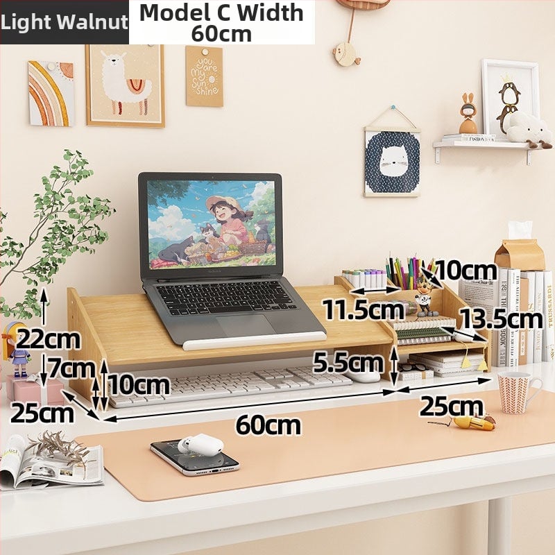 Nešiojamojo kompiuterio ir monitoriaus laikiklis, pasukamas stalinis pakėlėjas, plastikas, Ding huixu