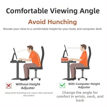 Stalo monitoriaus kėlėjas su pasukamu dizainu, iš dirbtinės plokštės, kelia ekraną ir turi saugojimo lentyną