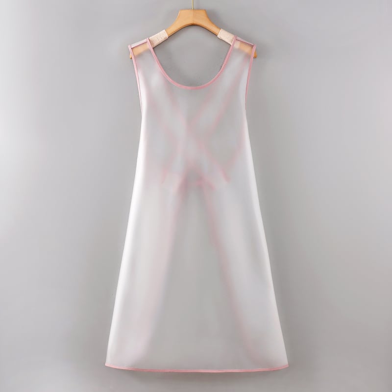 Șorț TPU fără mâneci - impermeabil, anti-păr, pentru îngrijire și baie animale de companie, îmbrăcăminte protector cu imprimeu desen animat, personalizabil