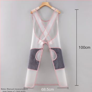 Șorț fără mâneci din TPU, impermeabil, cu imprimare desen animat