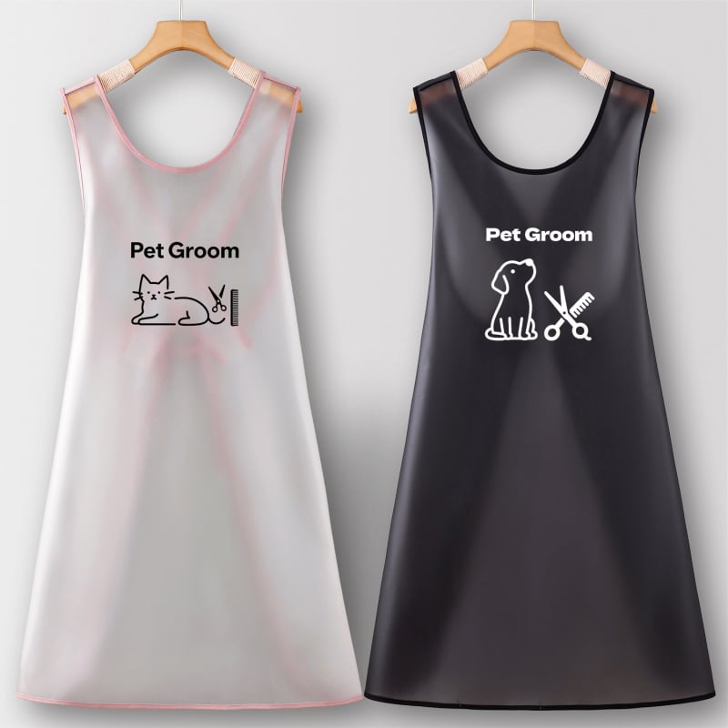 Șorț fără mâneci din TPU, impermeabil, cu imprimare desen animat