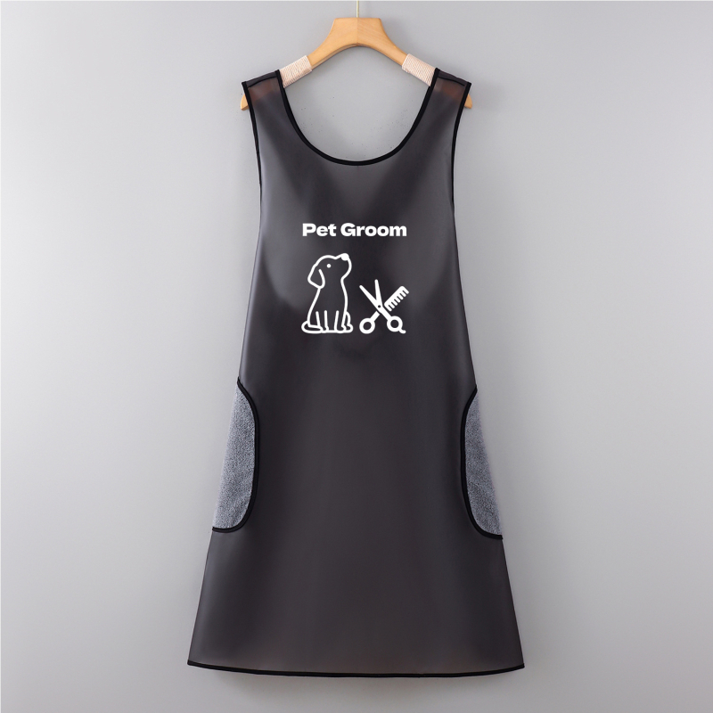 Șorț fără mâneci din TPU, impermeabil, cu motiv desen animat