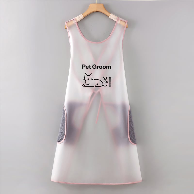 Șorț fără mâneci din TPU, impermeabil, cu motiv desen animat