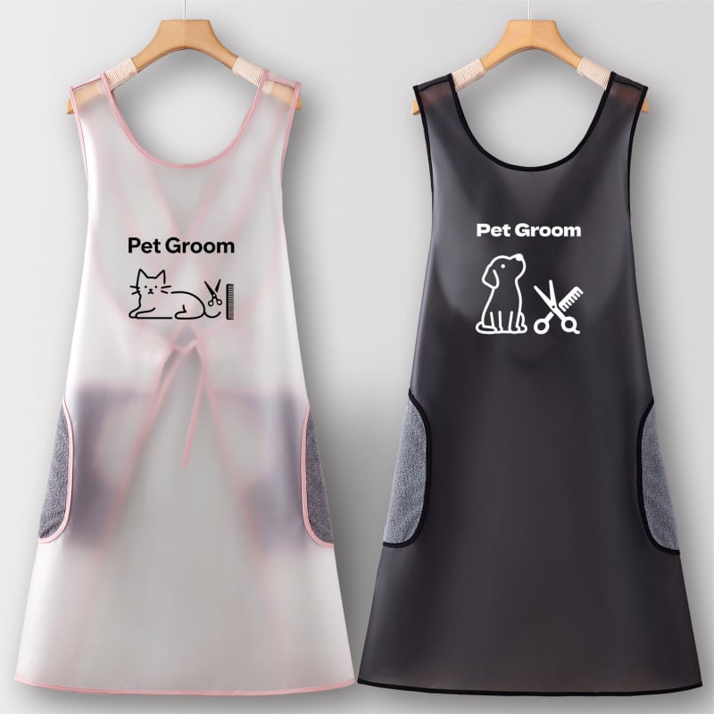 Șorț fără mâneci din TPU, impermeabil, cu motiv desen animat