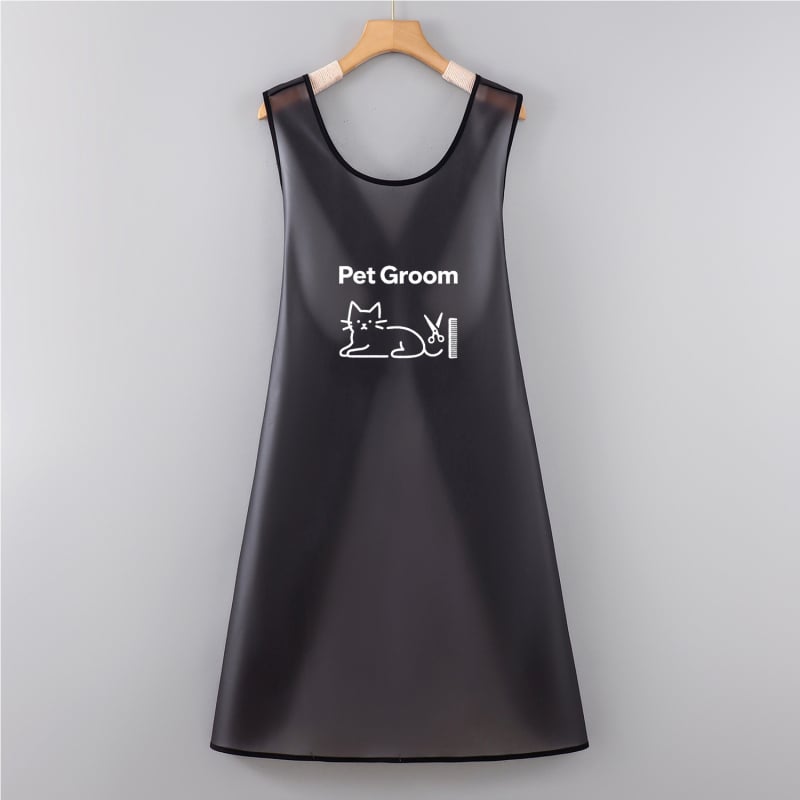 Șorț fără mâneci din TPU, impermeabil, cu motiv desen animat