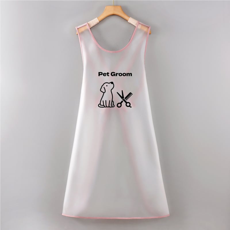 Șorț fără mâneci din TPU, impermeabil, cu motiv desen animat