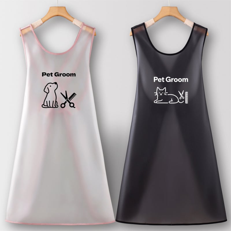 Șorț fără mâneci din TPU, impermeabil, cu motiv desen animat